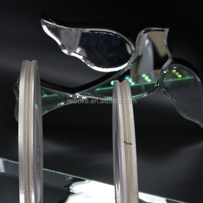 شکل V D175 * 4MM چرخ تراش الماس برای پولیش سریع لبه شیشه ای