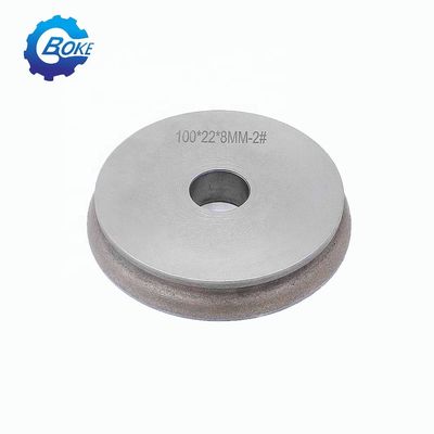 دوام Pblog 240# چرخ آسیاب الماس خاکستری لبه گرد 12/22/30mm سوراخ آبر