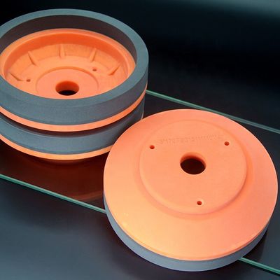Bond grinding Orange cup beveling resin wheel برای ماشین شیشه ای برای Bavelloni Bovone