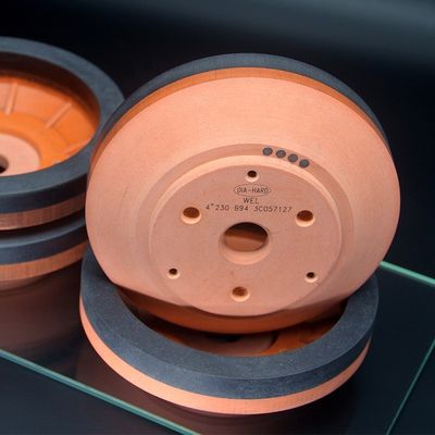 Bond grinding Orange cup beveling resin wheel برای ماشین شیشه ای برای Bavelloni Bovone
