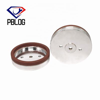 PBLOG مواد با کیفیت بالا شیشه سنگ مرمر صفحه سنگ خرد کردن چامفرینگ رزین قرمز چرخ الماس