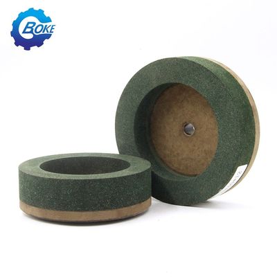 عملکرد خوب شکل جام سبز 150mm Bk چرخ پولیش برای ماشین لبه
