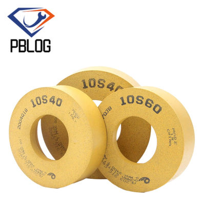 ابزار پردازش لبه شیشه ای سرامیکی لاستیک لاستیک چرخ پولیش با خاکستری قرمز 40-80