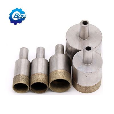 15pcs Diamond Hole Saw Drill Bit Set for Glass Ceramic Tile Machining Cutting Tool نقره و سوراخ های حفاری 3-42 میلی متر