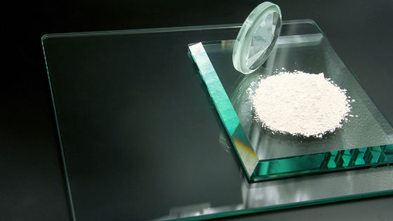 پودر پولیش سریم اکسید خاکی کمیاب شیشه ای رنگ سفید دستی