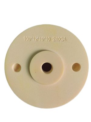 چرخ پیاله پلاستیکی پلت فرم رزین چرخ آسیاب 130mm 240# شیشه نازک آسیاب استاندارد دو لبه ماشین