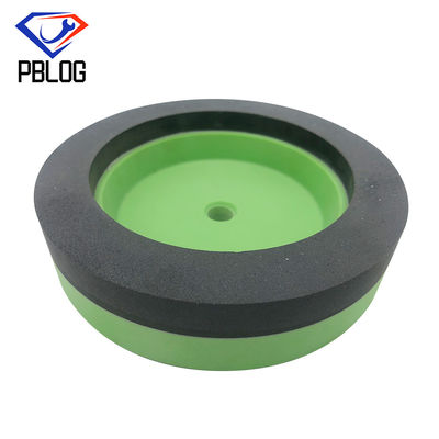 چرخ های رزین شیشۀ نازک سیاه سبز 100/130/150/175mm قطر 3-6mm