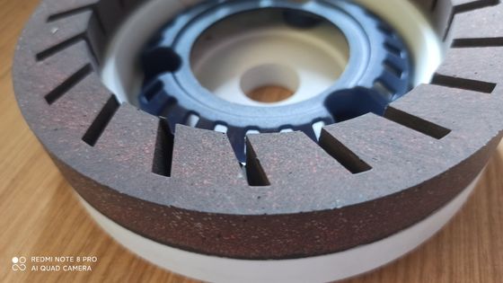 سیاه سبز رزین جام چرخ آسیاب روشنایی بالا 150mm محافظ شیشه نازک