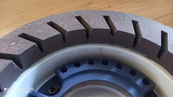 سیاه سبز رزین جام چرخ آسیاب روشنایی بالا 150mm محافظ شیشه نازک