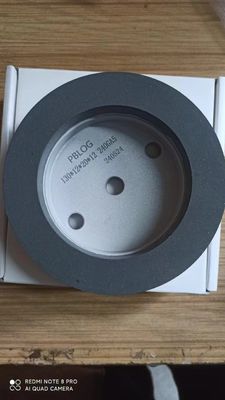 چرخ پولیش رزین / چرخ خرد کننده رزین 150mm سفید قهوه ای 120-240 Grit برای ماشین دو لبه