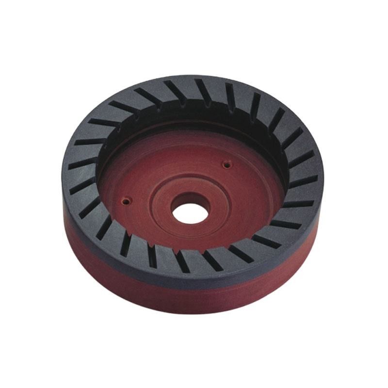 D150mm چرخ رزین دندان دار داخلی شکل کاسه چرخ تراش الماس مستمر برای ماشین برش شیشه ای