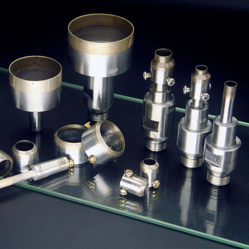 اوليه و 100 درصد جديد شیشه الماس سوراخ با countersinks قیمت کارخانه سفارشی ساخته شده