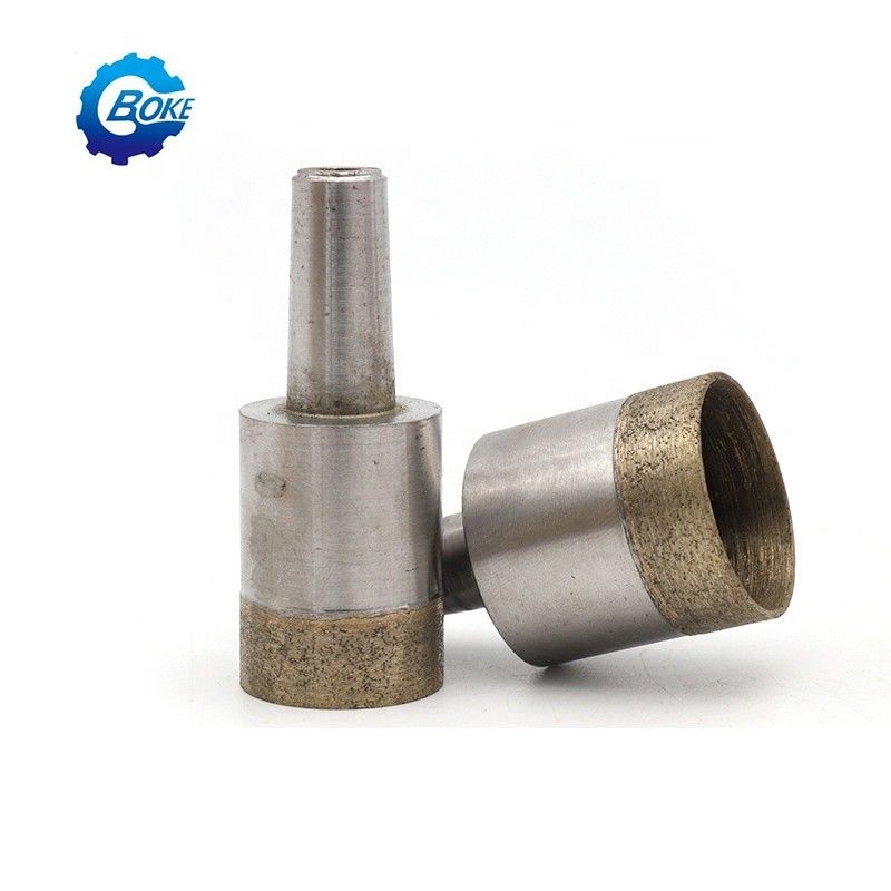 15pcs Diamond Hole Saw Drill Bit Set for Glass Ceramic Tile Machining Cutting Tool نقره و سوراخ های حفاری 3-42 میلی متر