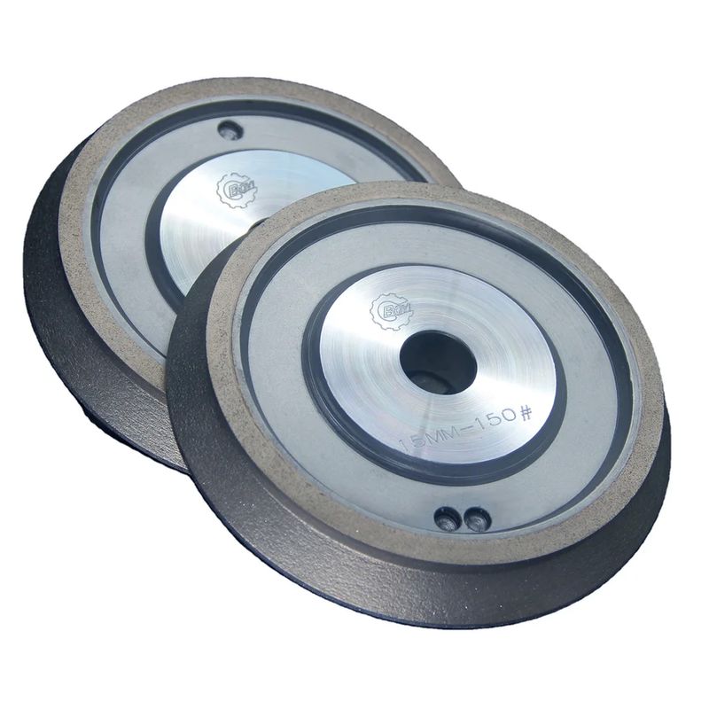 دوام Pblog 240# چرخ آسیاب الماس خاکستری لبه گرد 12/22/30mm سوراخ آبر
