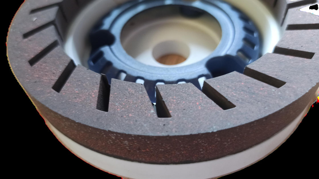 150mm چرخ رزین تیز بودن بالا برای ماشین بیولینگ 240 Grit White Brown Cup Wheel